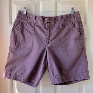 Eddie Bauer Women’s Cotton Purple Shorts